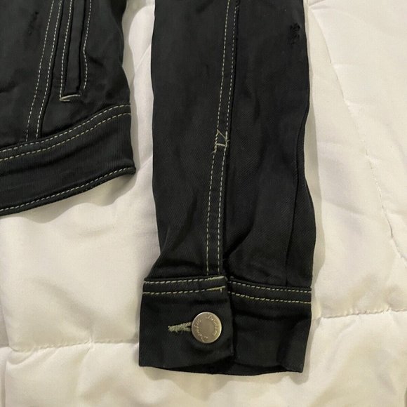 COMFORT DENIM  BLACK  JACKET YOUTH XL OR  LADIES  XS SMALL  FROM PAKISTAN - Picture 9 of 9